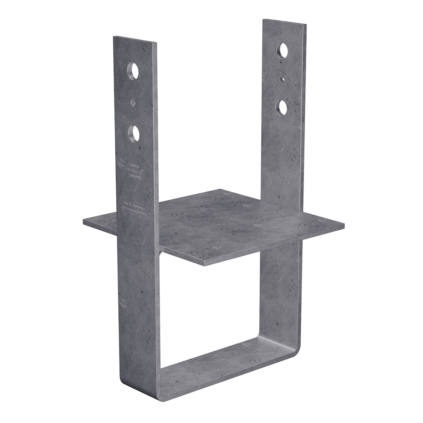 Simpson Strong-Tie CB 10-in x 10-in Hot-dipped Galvanized Wood To Concrete (Cast In Place) Column Base CB1010HDG