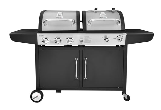 Royal Gourmet Black Gas and Charcoal Combo Grill ZH3002