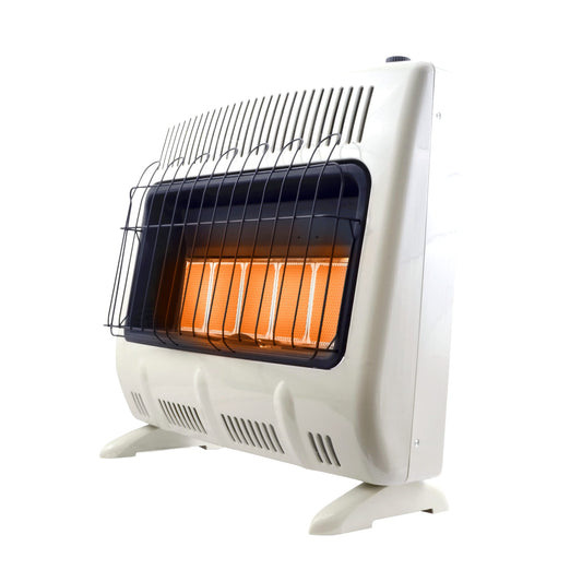 Mr. Heater 30000-BTU Wall or Floor-Mount Indoor Natural Gas Vent-Free Radiant Heater F299831