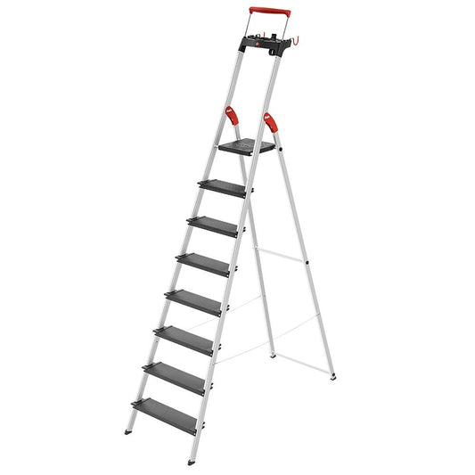 Hailo L100 pro 8.43-ft Aluminum Type 2- 225-lb Load Capacity Platform Step Ladder 8050-827