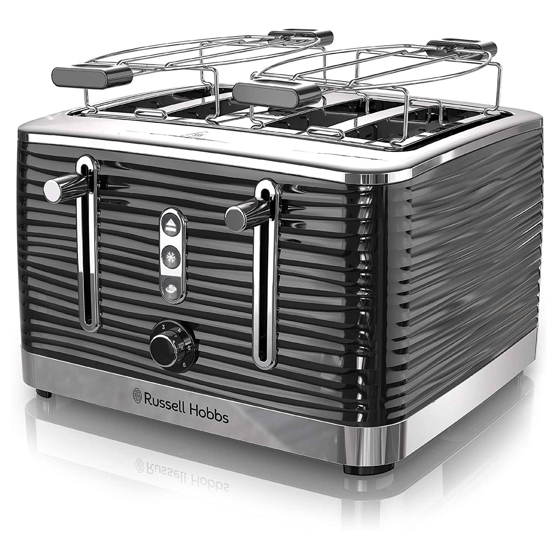 Russell Hobbs Stainless Steel 4-Slice Toaster (1500-Watt) 849114738M