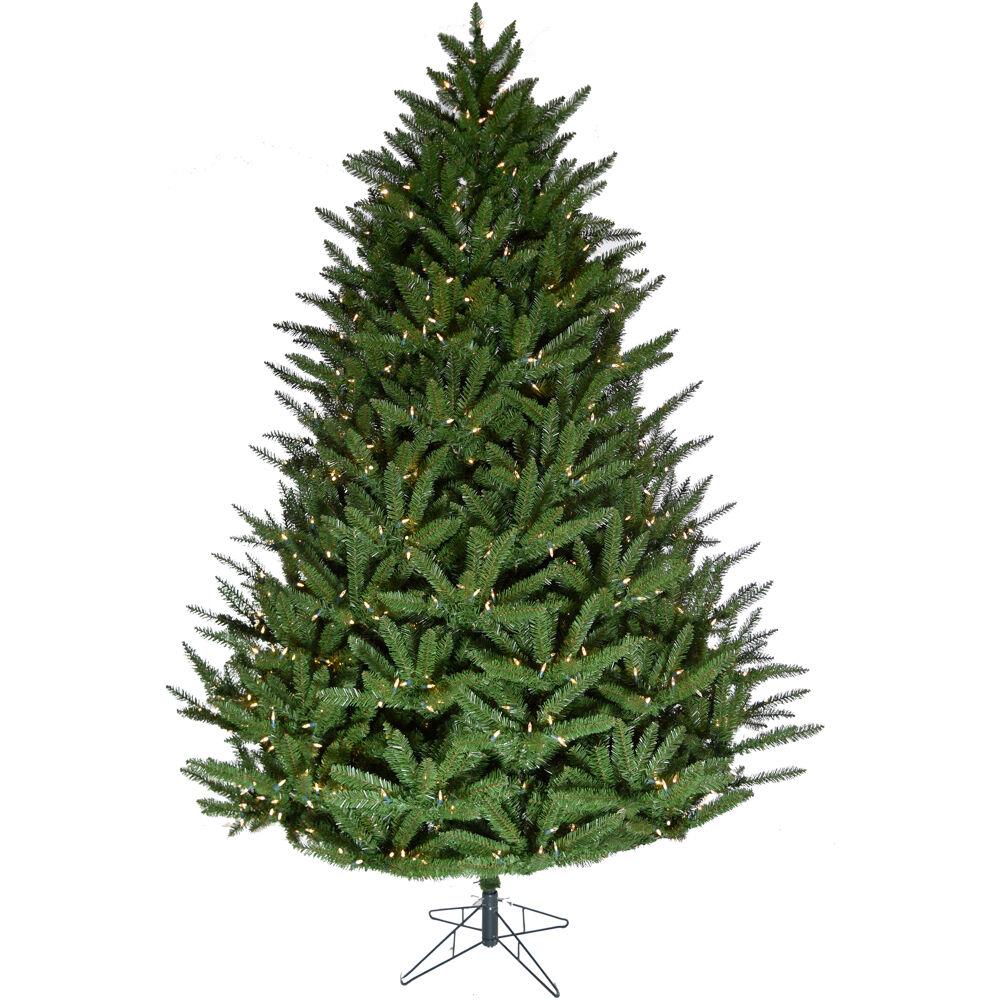 Fraser Hill Farm 9-ft Pre-lit Artificial Christmas Tree with LED Lights