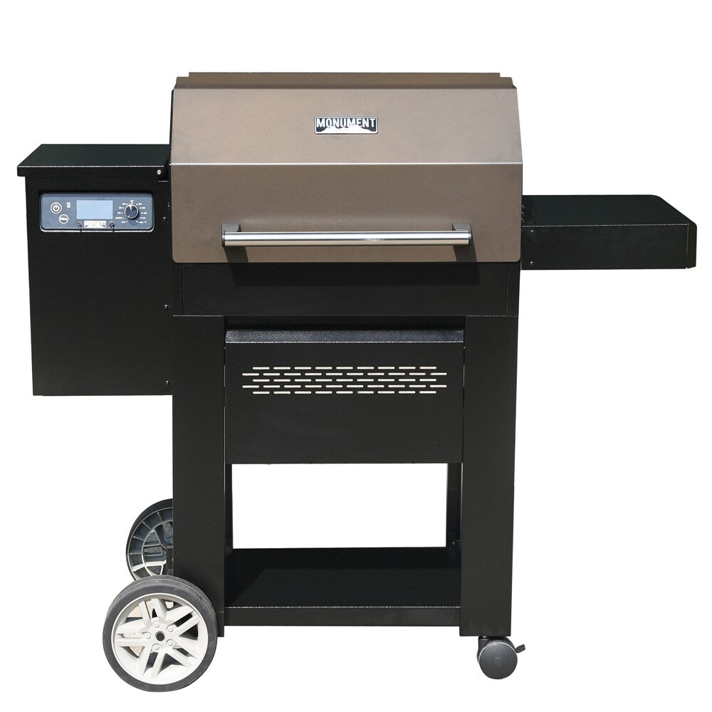 Monument Deluxe Pellet Grill 698-Sq in Black 6-in-1 Versatile Pellet Grill 86000