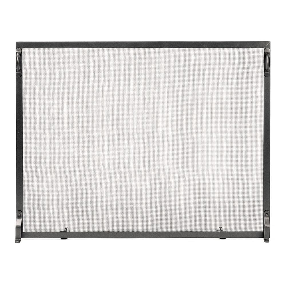 Minuteman International 5-in Graphite Iron 1-Panel Flat Fireplace Screen SS-4433