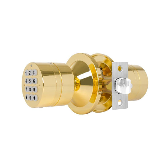 TurboLock TL-99 Brass Smart Lock Electronic Knob Bluetooth Keypad HG-EL-TL-99-PB-2PK