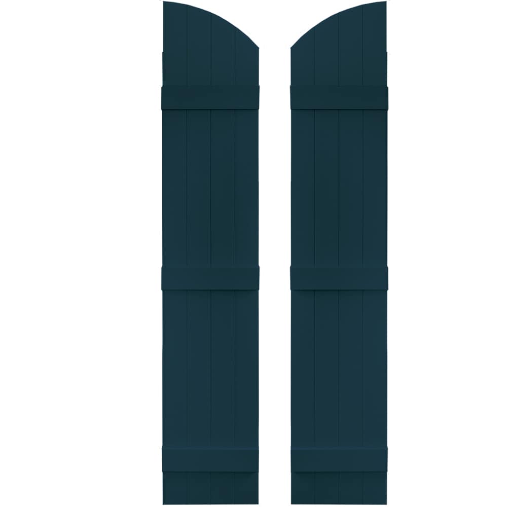 Vantage 13.875-in W x 69-in H Indigo Blue Board and batten Exterior Shutters ( 1 -Pack )