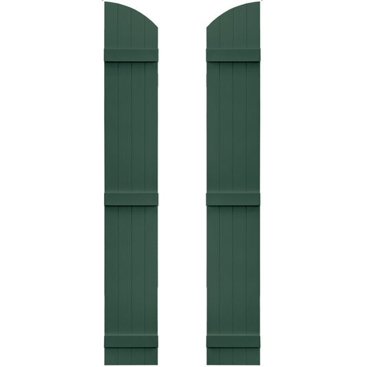 Vantage 13.875-in W x 94-in H Forest Green Board and batten Exterior Shutters ( 1 -Pack )