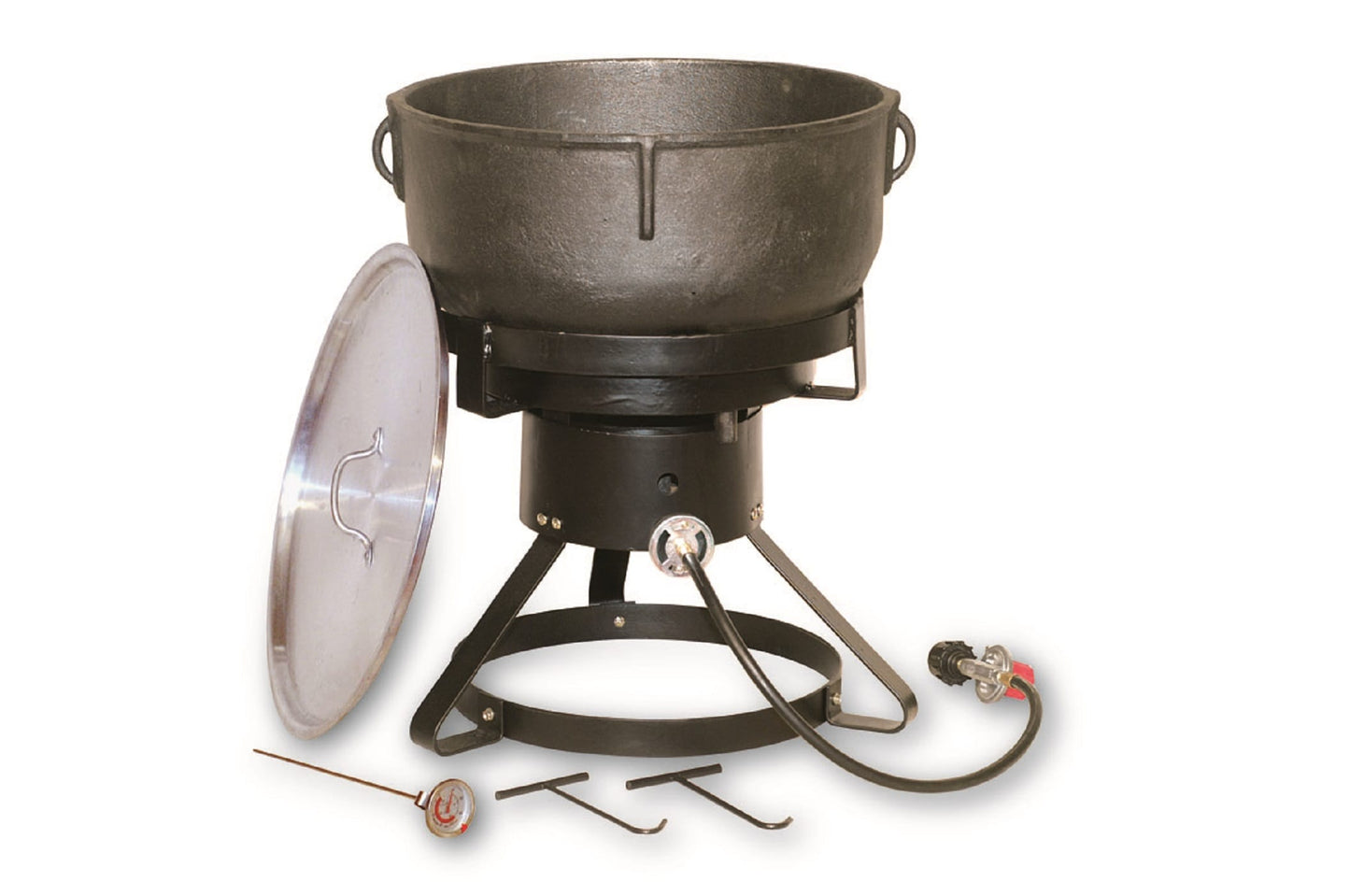 King Kooker Jambalaya Cooker 1-Burner Propane Manual Steel Outdoor Burner 1740