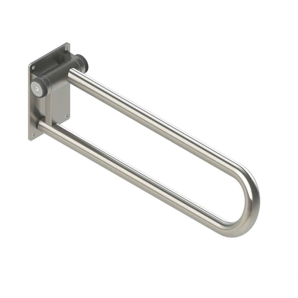 HealthCraft HEALTHCRAFT PT Rail 28-in Stainless Steel Wall mount ADA Compliant Swing Up Grab Bar ( 300-lb Weight Capacity )