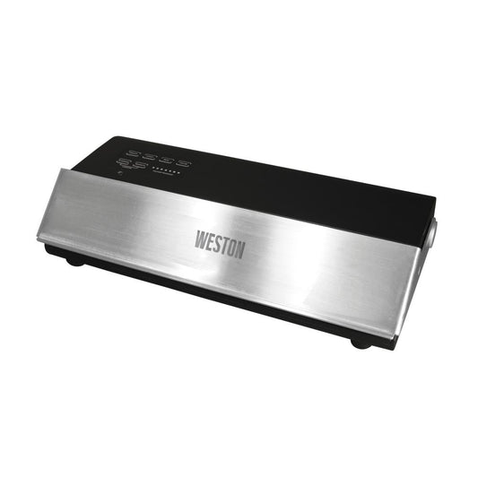 Weston Brands Black and Stainless Steel Vacuum Sealer 9.75-in H x 17.5-in W x 6-in D 65-0501-W