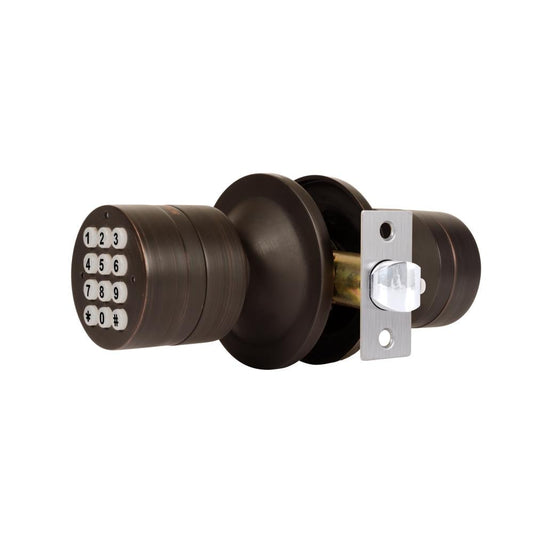 TurboLock TL-99 Chrome Smart Lock Electronic Knob Bluetooth Keypad HG-EL-TL-99-BZ-3PK