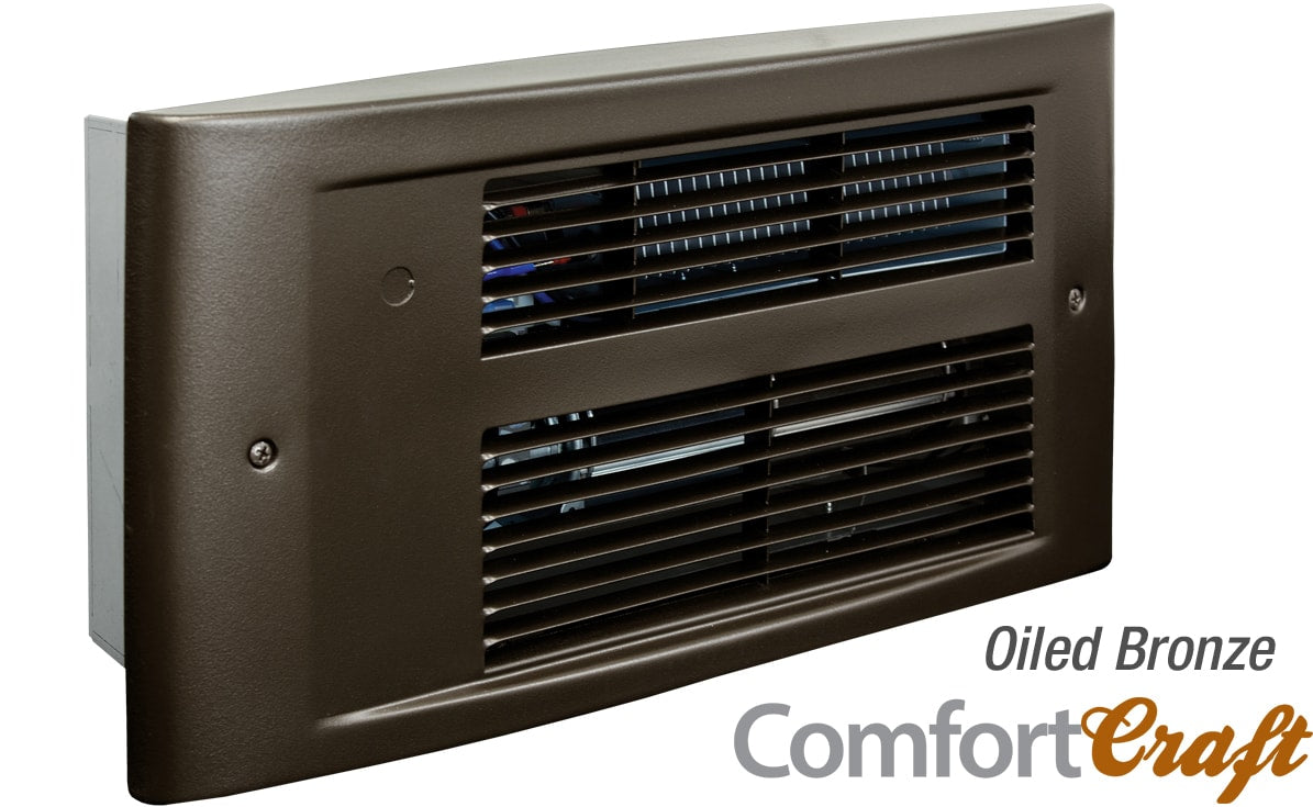 KING PX ComfortCraft Up to 1500-Watt 120-Volt Fan Heater (17-in L x 9-in H Grille) PX1215-OB-R