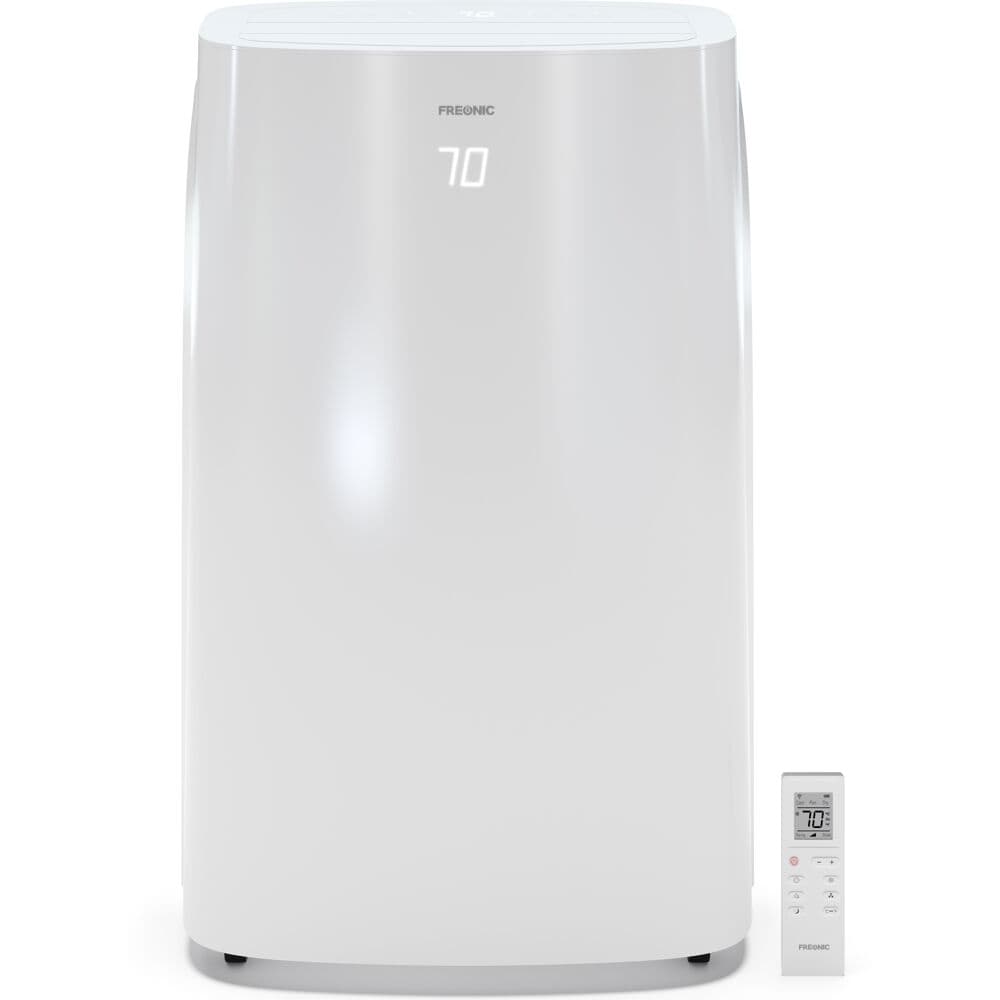 Freonic 10000-BTU DOE (115-Volt) White Vented Portable Air Conditioner with Remote Cools 450-sq ft FHCP101AKR