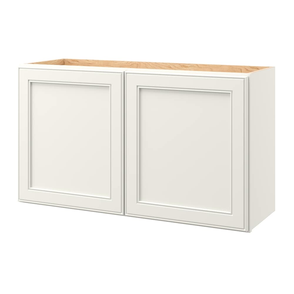 allen + roth McKeller 36-in W x 21-in H x 12-in D Linen Wall Fully assembled Cabinet (Flat Panel Square)