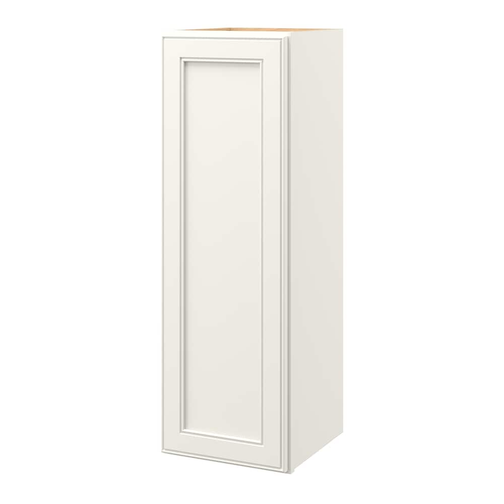 allen + roth McKeller 12-in W x 36-in H x 12-in D Linen Wall Fully assembled Cabinet Flat Panel
