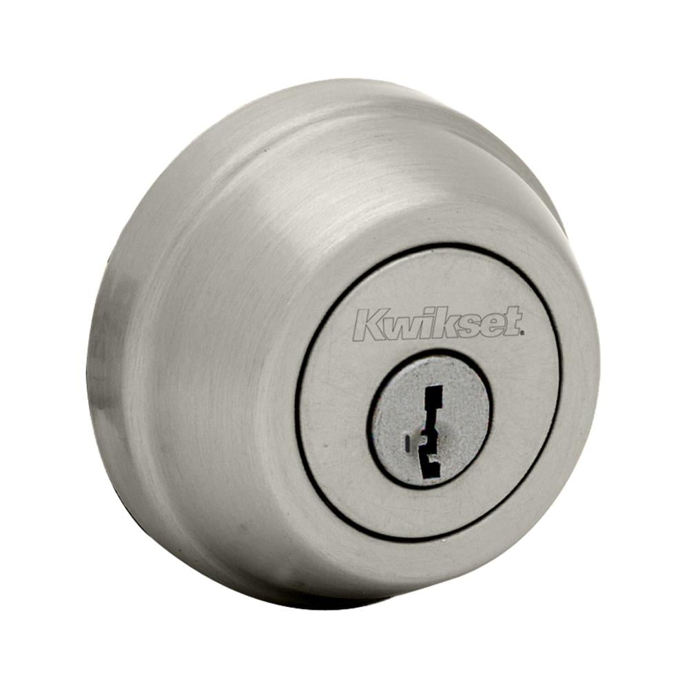 Kwikset Satin Nickel Double Cylinder Deadbolt with SmartKey 785-15S.STRKP
