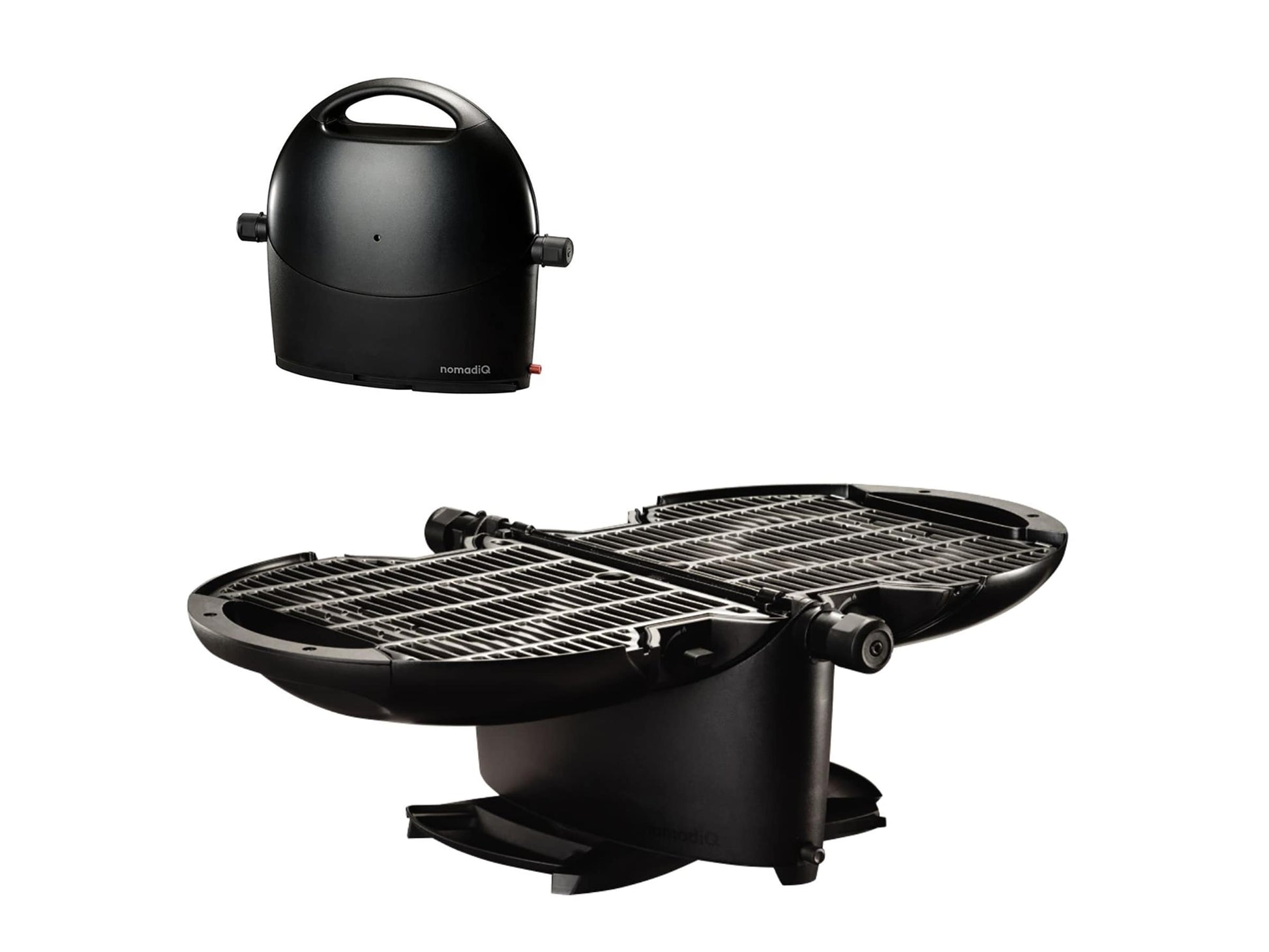 nomadiQ Grill 226-Sq in Black Portable Liquid Propane Grill 762253914873