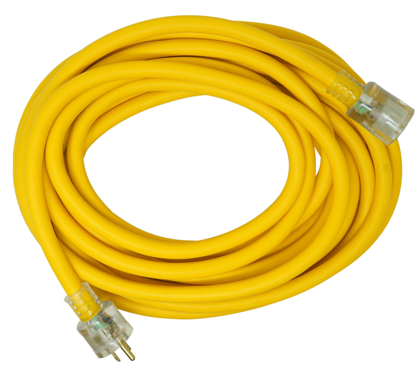 Southwire 50-ft 10/3 3-Prong Yellow Outdoor SJEOW Super Heavy Duty Lighted Extension Cord 1788SW0002