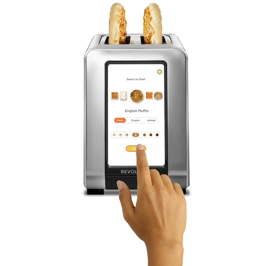 Revolution Cooking Revolution InstaGLO R180 Toaster Stainless Steel 2-Slice Toaster (1500-Watt) R180