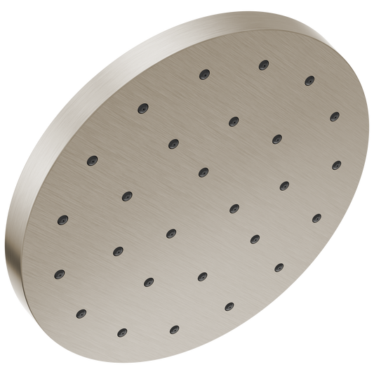 Delta 1.0 -Spray Lumicoat Stainless 12-in Round Fixed Rain Shower Head 1.75 GPM