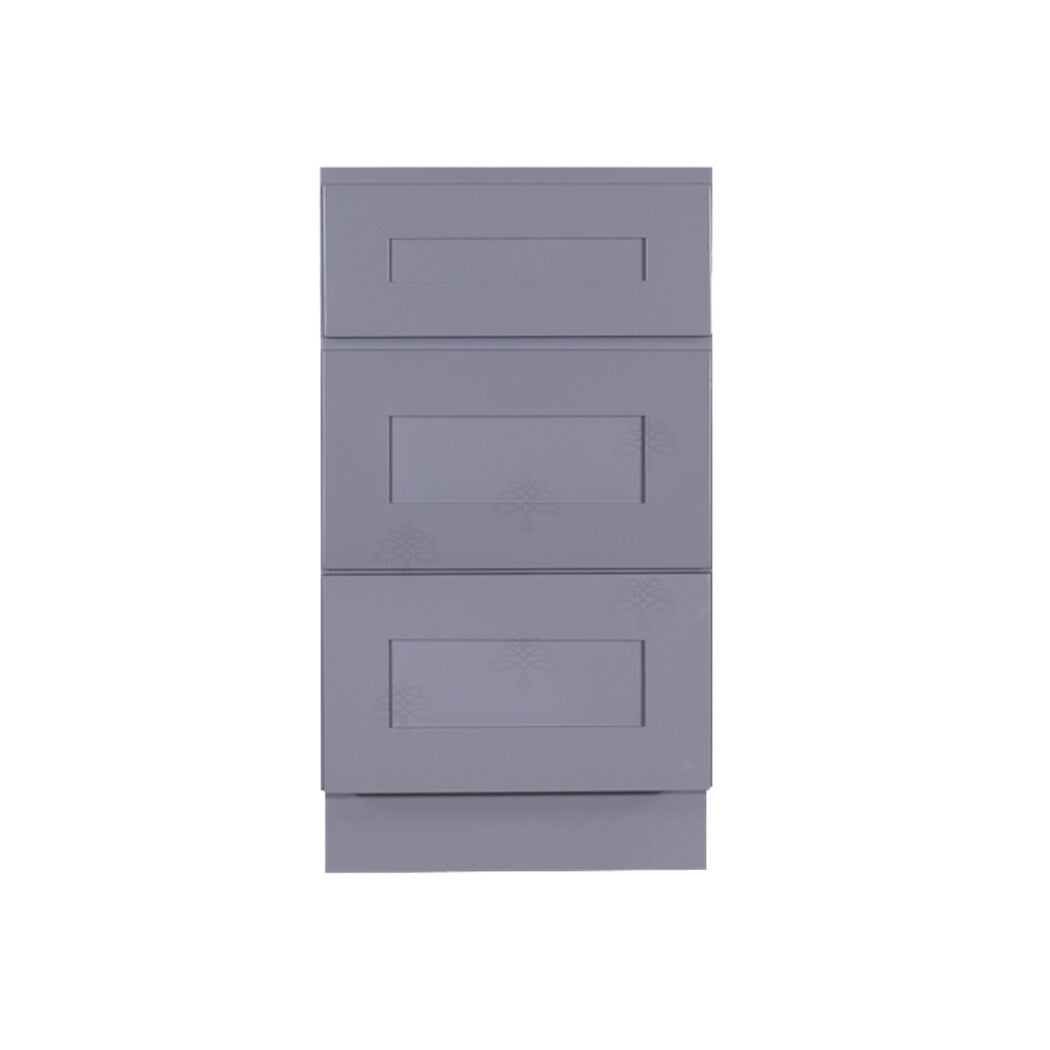 LifeArt Cabinetry Lancaster 12-in Dark Gray Bathroom Vanity Base Cabinet without Top