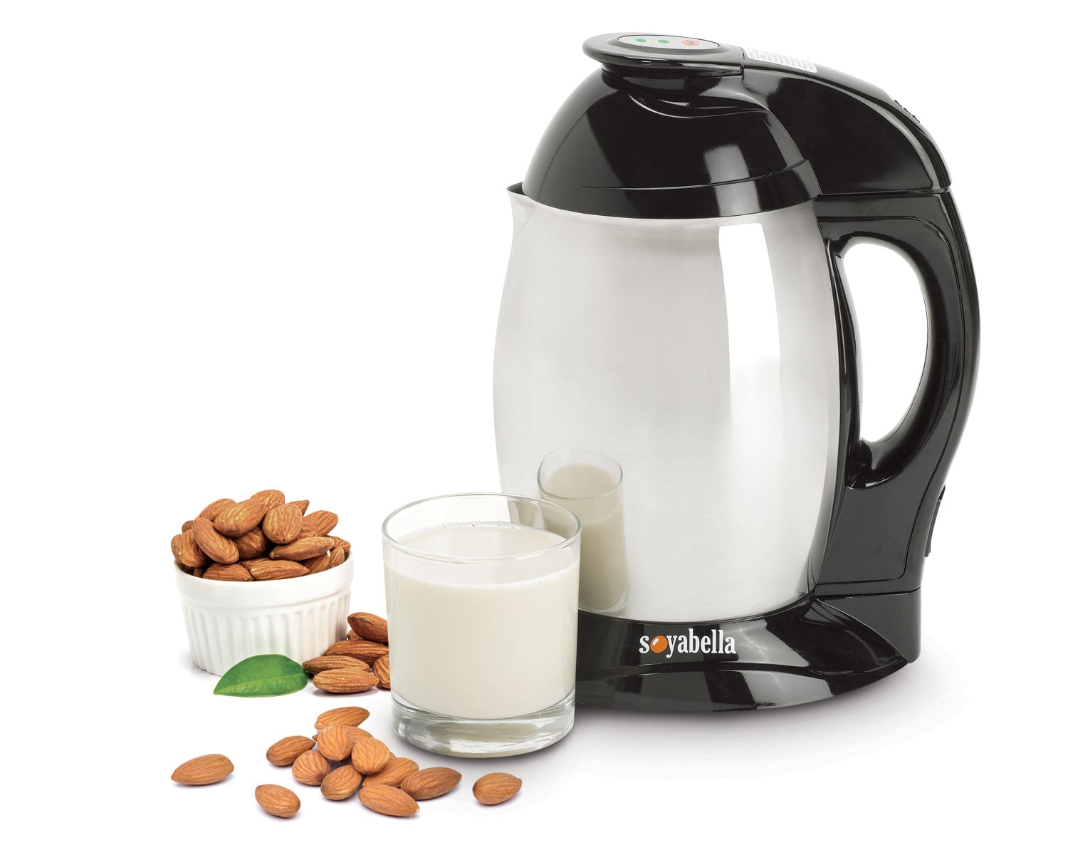 Tribest Soyabella 44-oz 200-Watt 1-Speed Blender and Food Processor Combo (Stainless Steel, Black) SB-130-B