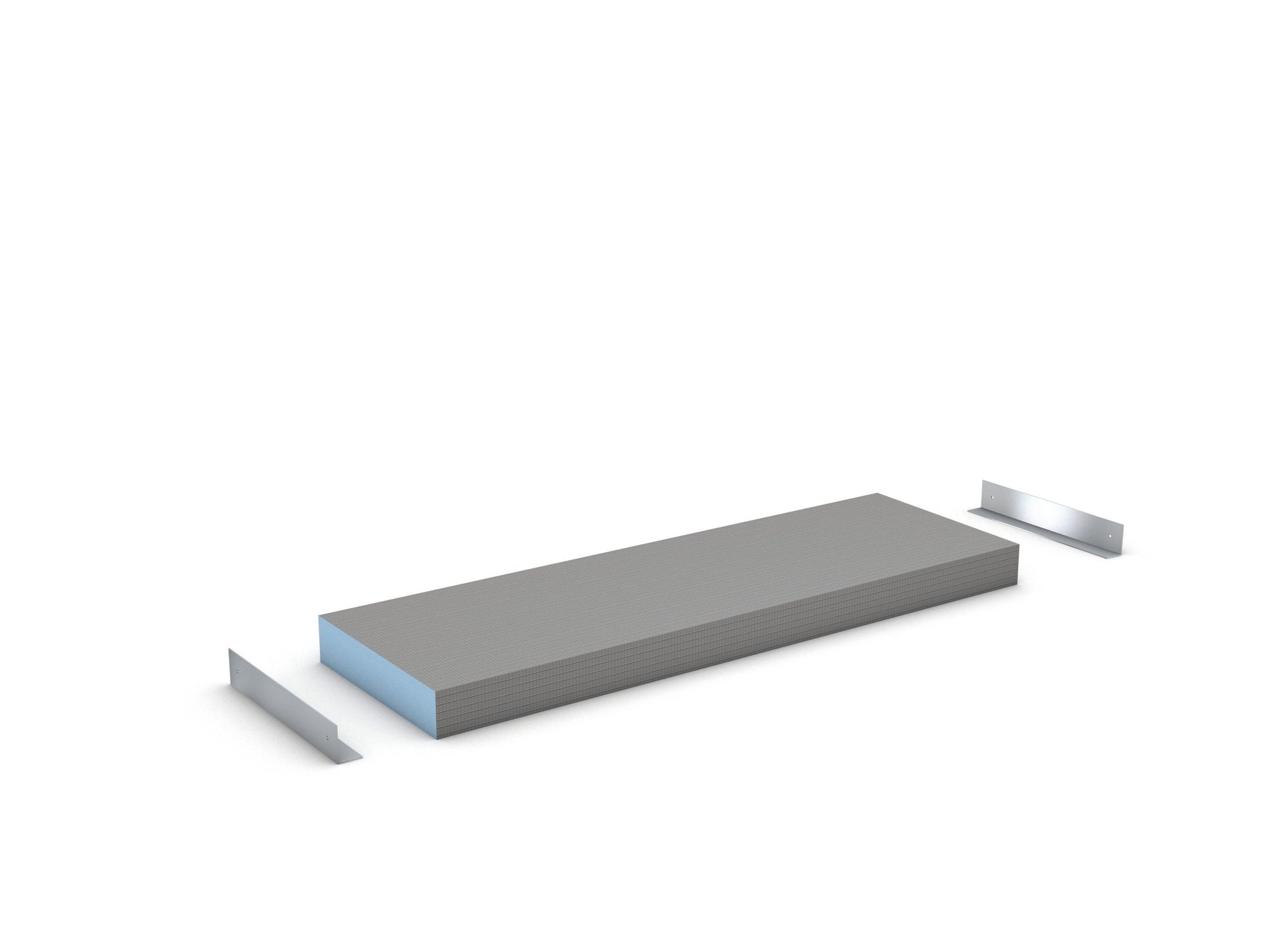 wedi Sanoasa Straight Self-supporting Shower Bench 4, 47 1/4" x 15" x 3 1/8", Tile Ready