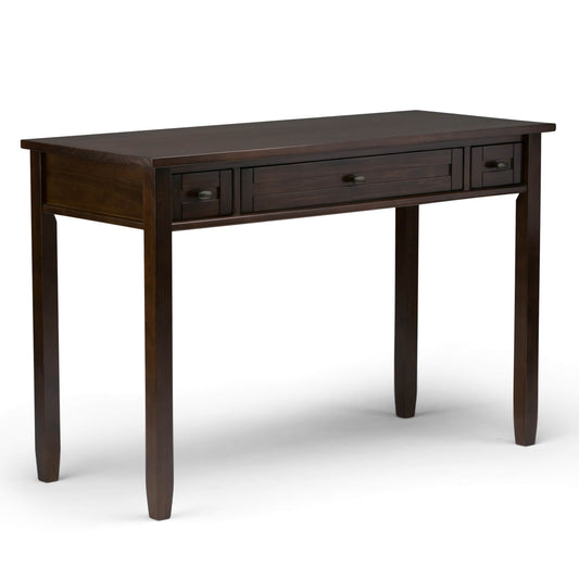 Simpli Home Warm Shaker 48-in Brown Pine Computer desk
