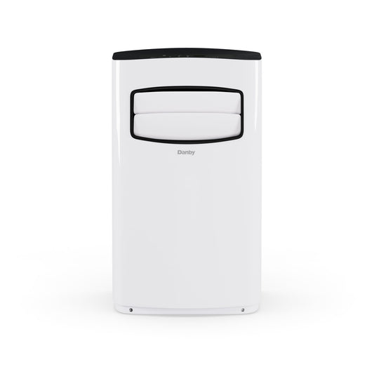 Danby 5800-BTU DOE (115-Volt) White Vented Portable Air Conditioner with Remote Cools 250-sq ft DPA058B6WDB