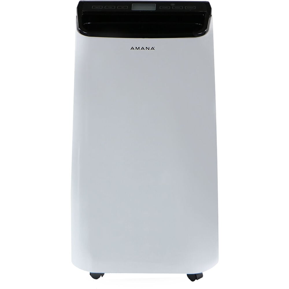 Amana 7500-BTU DOE (115-Volt) White Vented Portable Air Conditioner with Remote Cools 350-sq ft AMAP121AB-2