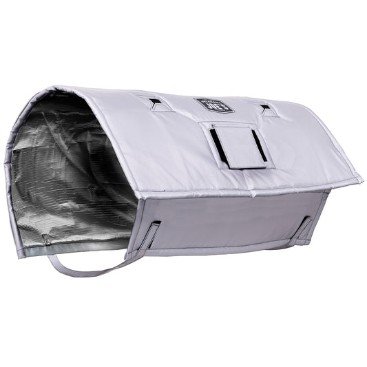 Oklahoma Joe's Highland Series 35-in W x 18.3-in H Gray Horizontal Smoker Cover 4818075W06