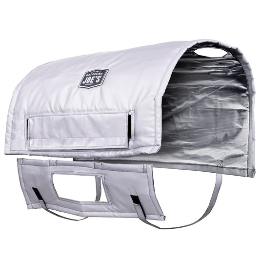 Oklahoma Joe's Rider Series 29.92-in W x 25.5-in H Grey Pellet Grill Cover 4818074W06