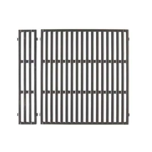Weber Crafted Spirit 2 Burner PECI Grates 17.5-in x 20.3-in 2-Pack Rectangle Porcelain-coated Cast Iron Cooking Grate 7849