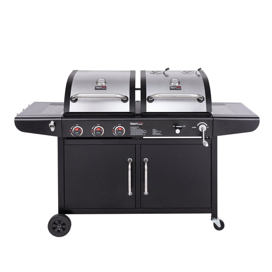 Royal Gourmet Black Gas and Charcoal Combo Grill ZH3002N