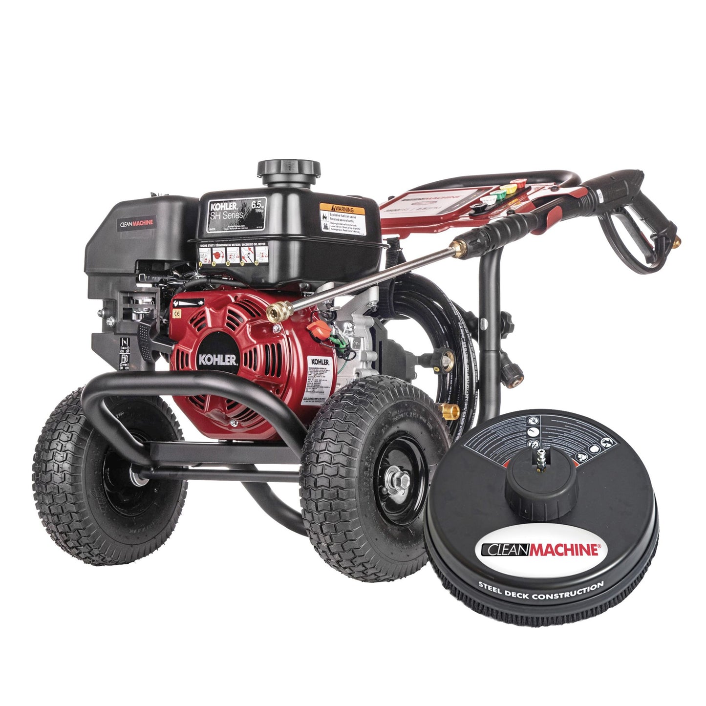 SIMPSON 2.5-GPM Clean Machine 3500 PSI 2.5-GPM Cold Water Gas Pressure Washer with 5 Spray Tips CM61118-S