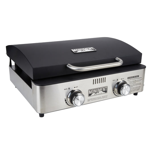 Monument 2-Burner Liquid Propane Flat Top Grill 55000