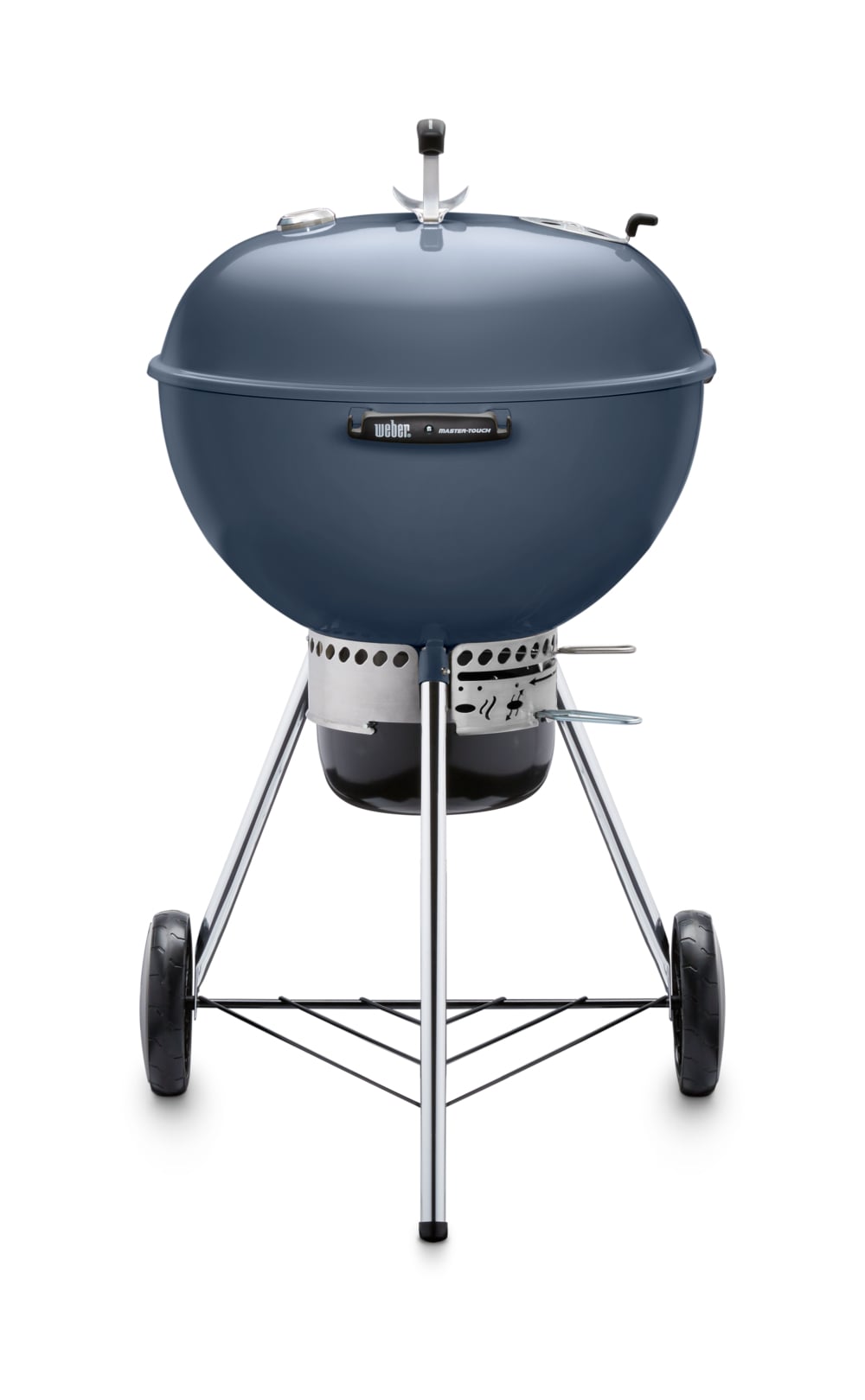 Weber Master-Touch 22-in W Slate Blue Kettle Charcoal Grill 14513601