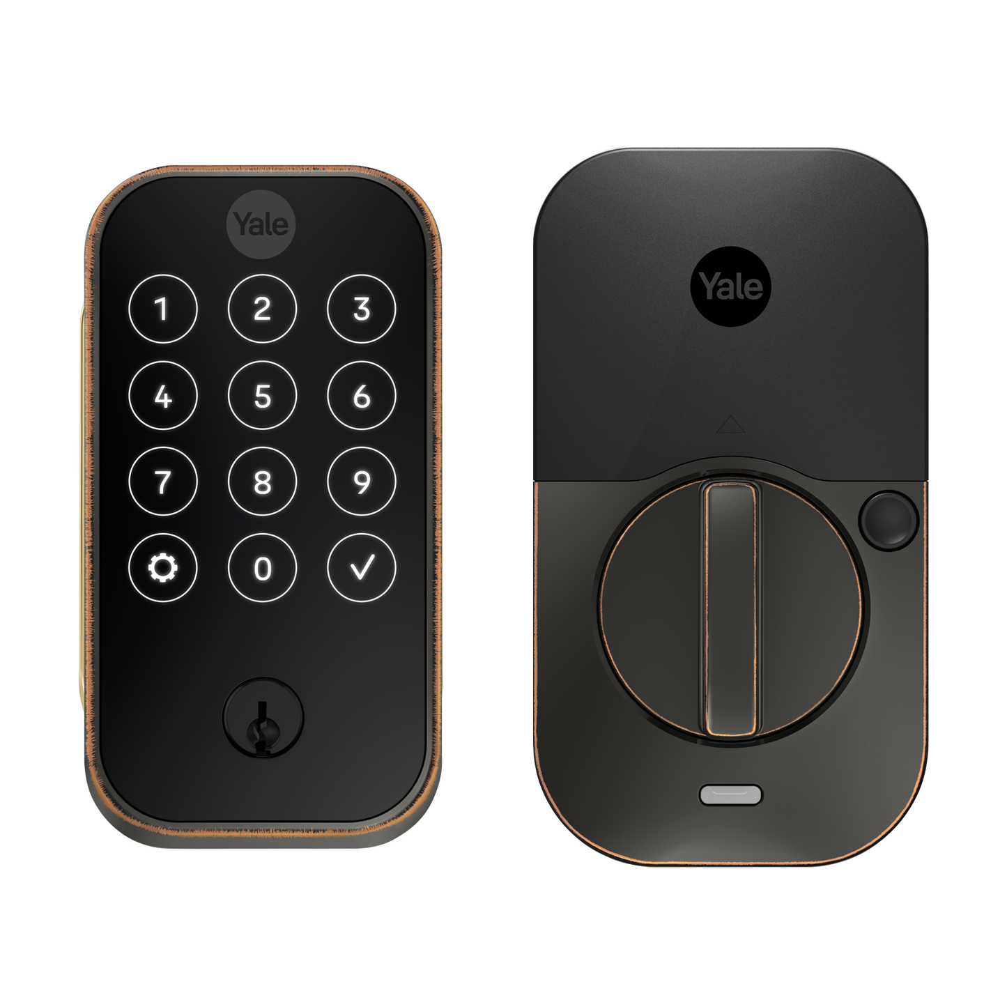 Yale Assure Lock 2 Oil Rubbed Bronze Smart Lock Electronic Deadbolt Bluetooth Touchscreen Keypad YRD420-BLE-0BP