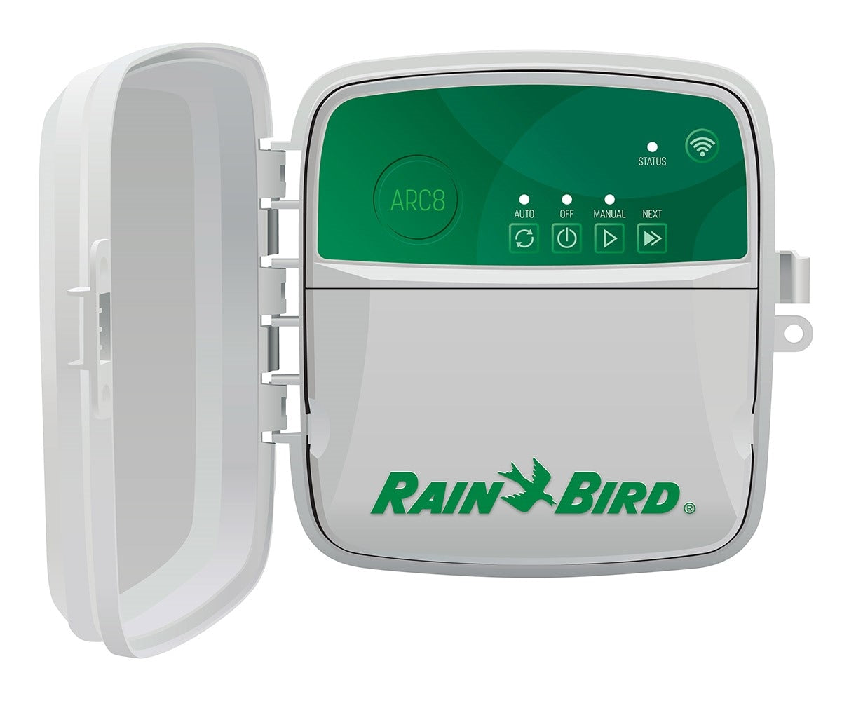 Rain Bird 8-Station Digital Wi-Fi Compatible Indoor/Outdoor Smart Irrigation Timer ARC8