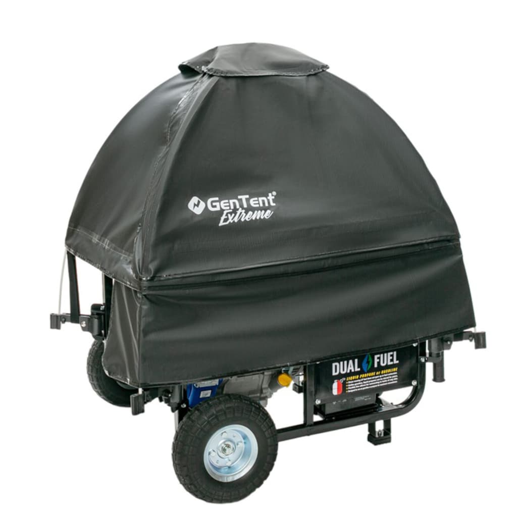 GenTent Universal Kit (Extreme, Black) For Open Frame Generators Generator Cover GTOPFUAEBK