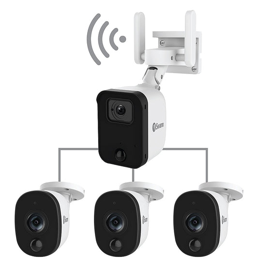 Swann Fourtify 4 Camera Perimeter Security System with Three 1080p DVR Cams SWIFI-FOURTIFY4-US