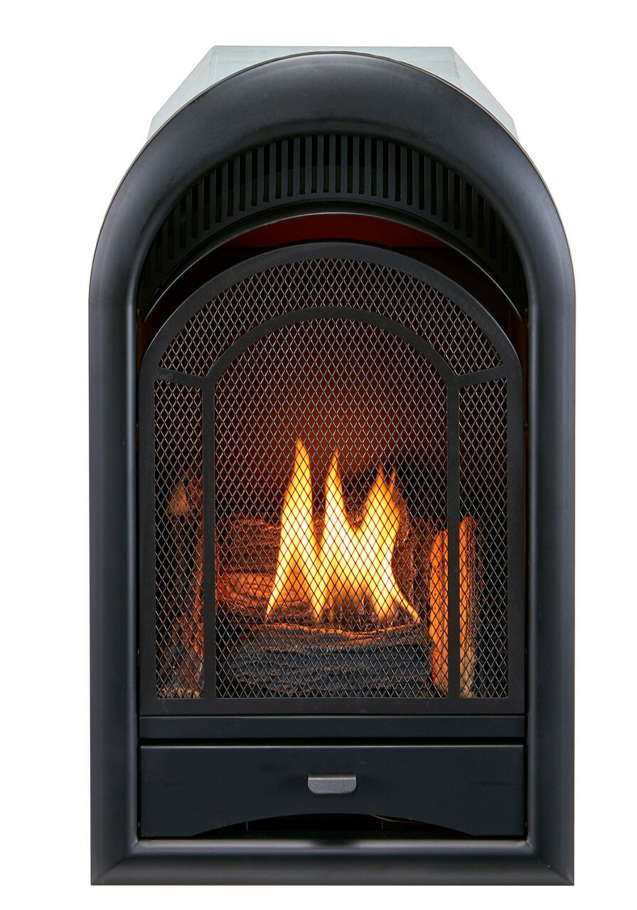 ProCom ProCom Dual Fuel Ventless Gas Fireplace Insert - Arched Door, 15,000 BTU, T-Stat Control - Model# PCS150T PCS150T