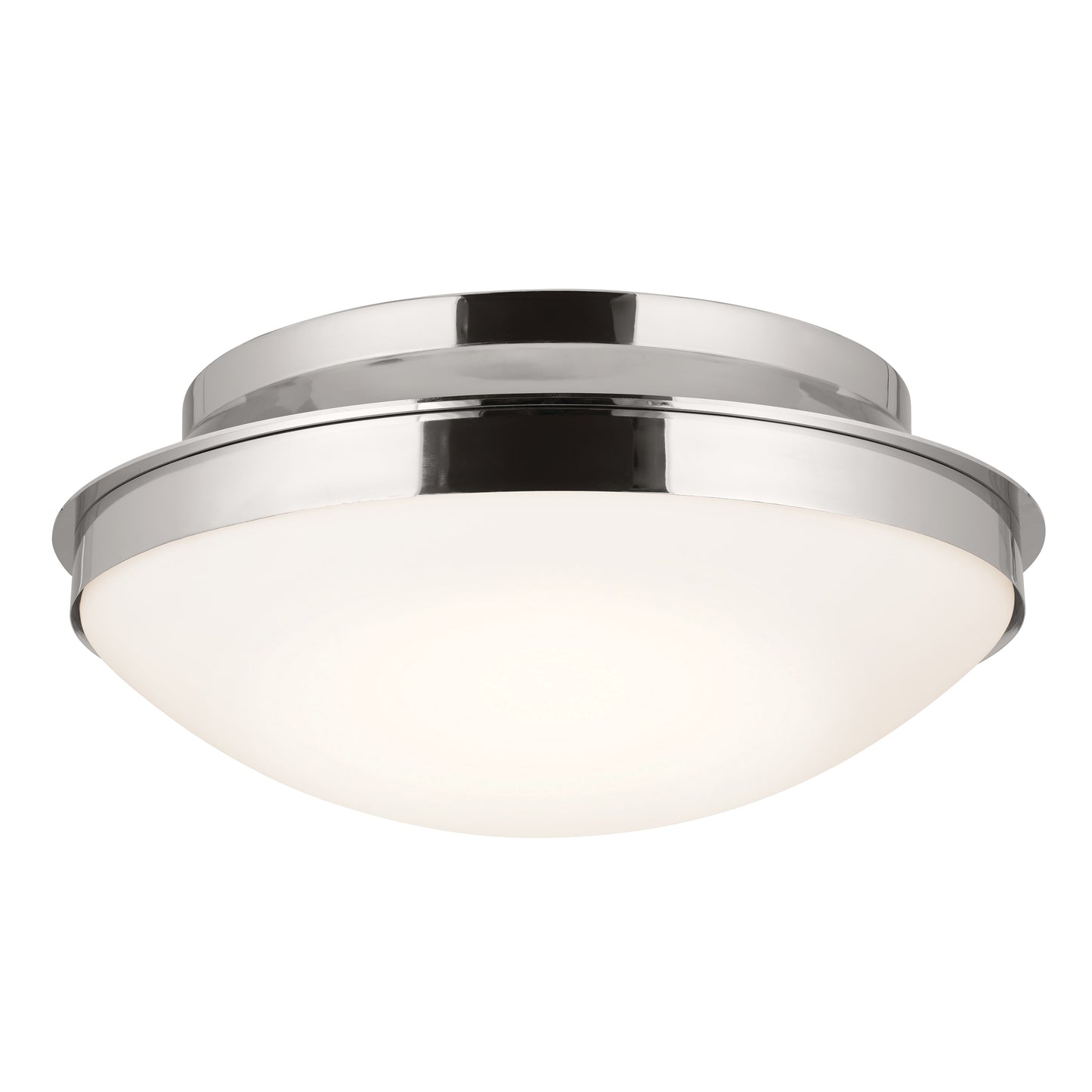 Kichler Bretta 3 -Light 17.75-in Polished Nickel Flush Mount Light 5269742