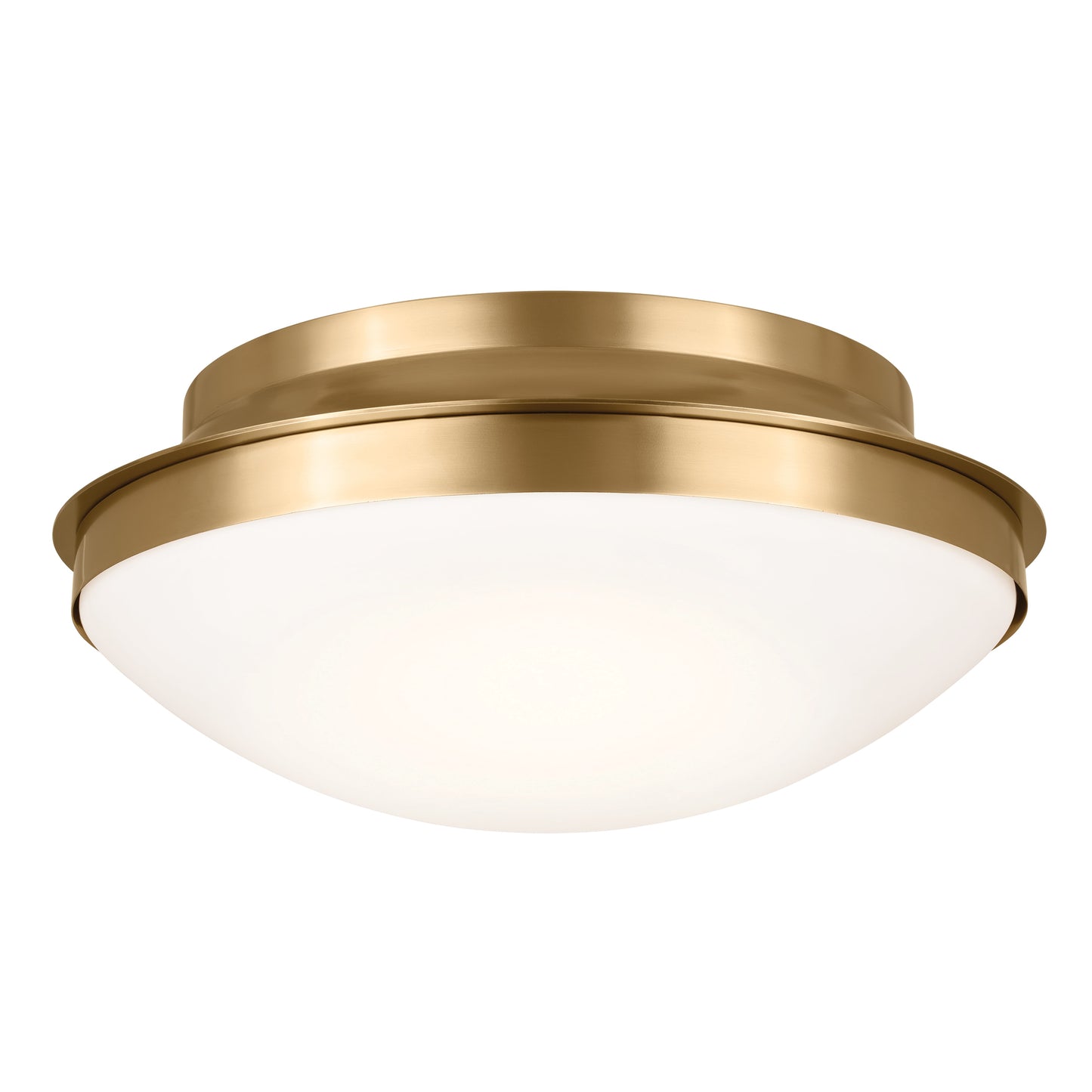 Kichler Bretta 3 -Light 17.75-in Brushed Gold Flush Mount Light 5269740