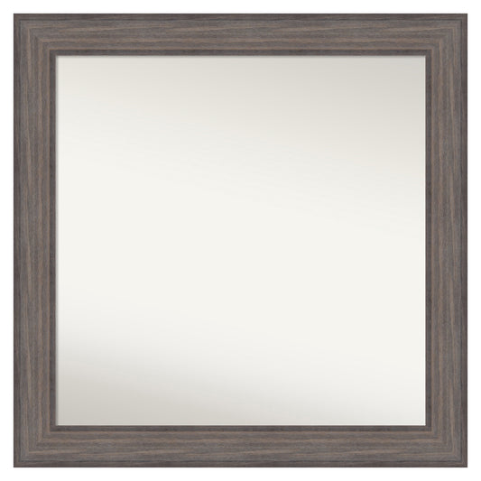 Amanti Art Country Barnwood Frame 31.25-Inches W x 31.25-Inches H Square Country Barnwood Framed Vanity Mirror