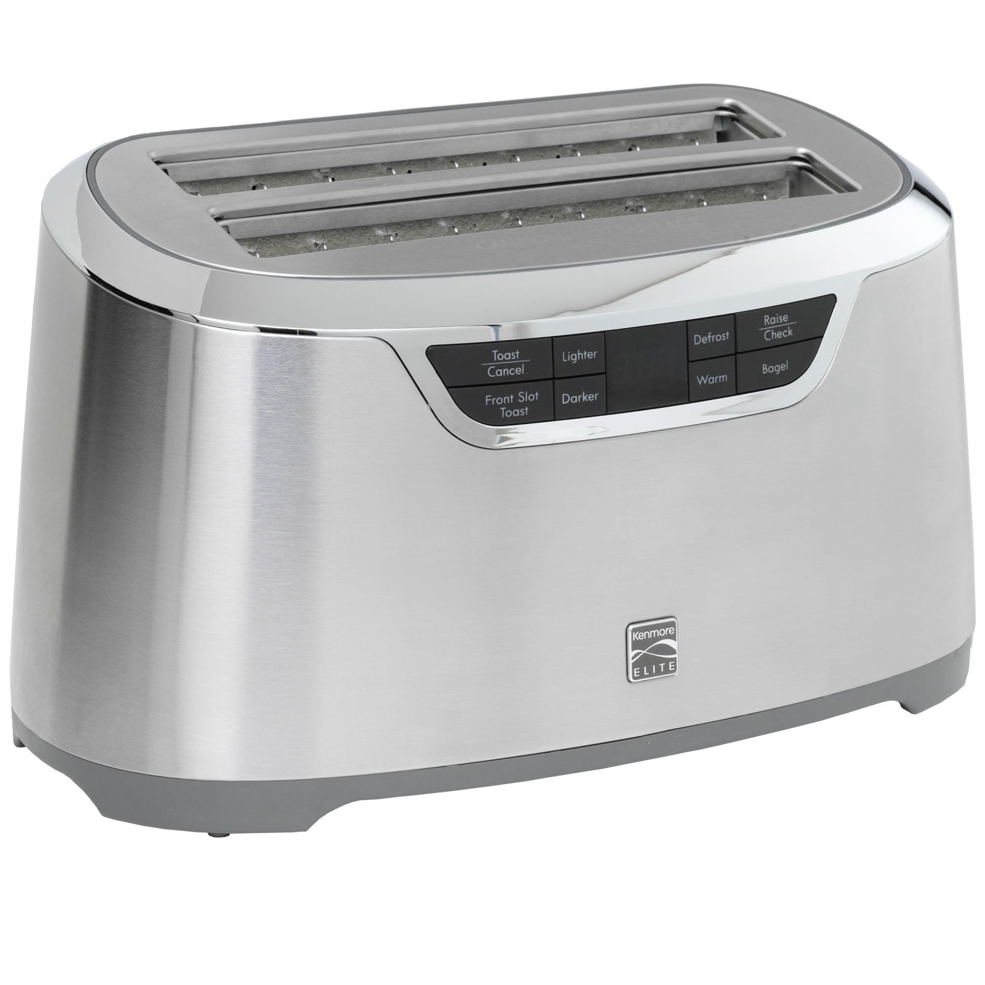 Kenmore Elite Long Slot, Digital Display Stainless Steel 4-Slice Toaster (1600-Watt) KKELST4SS