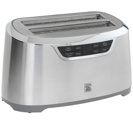 Kenmore Elite Long Slot, Digital Display Stainless Steel 4-Slice Toaster (1600-Watt) KKELST4SS