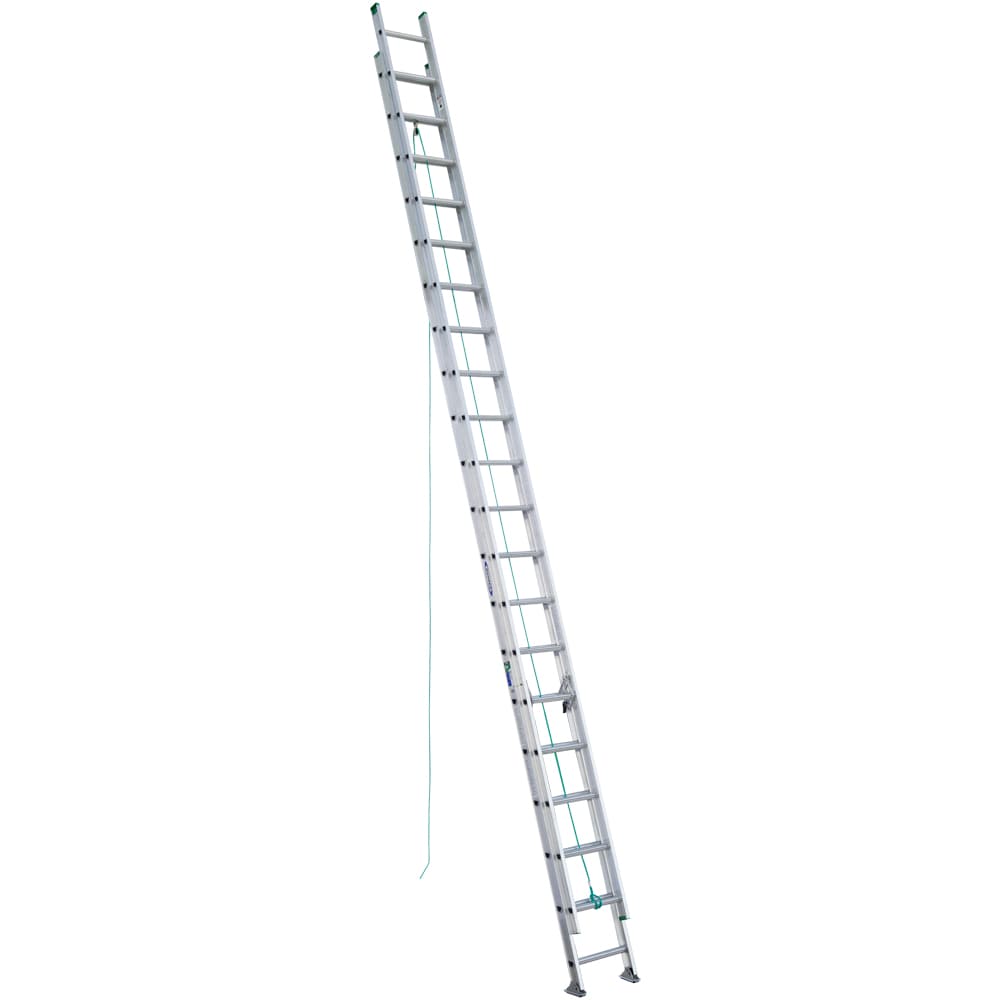 Werner D1200-2 40-ft Aluminum Type 2-225-lb Load Capacity Extension Ladder D1240-2