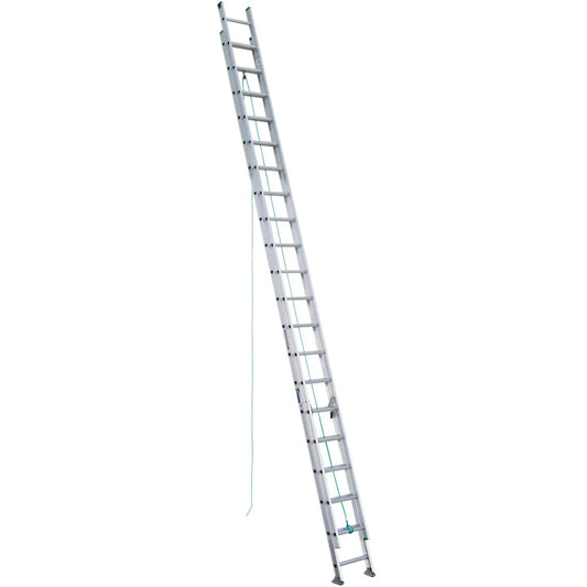 Werner D1200-2 40-ft Aluminum Type 2-225-lb Load Capacity Extension Ladder D1240-2