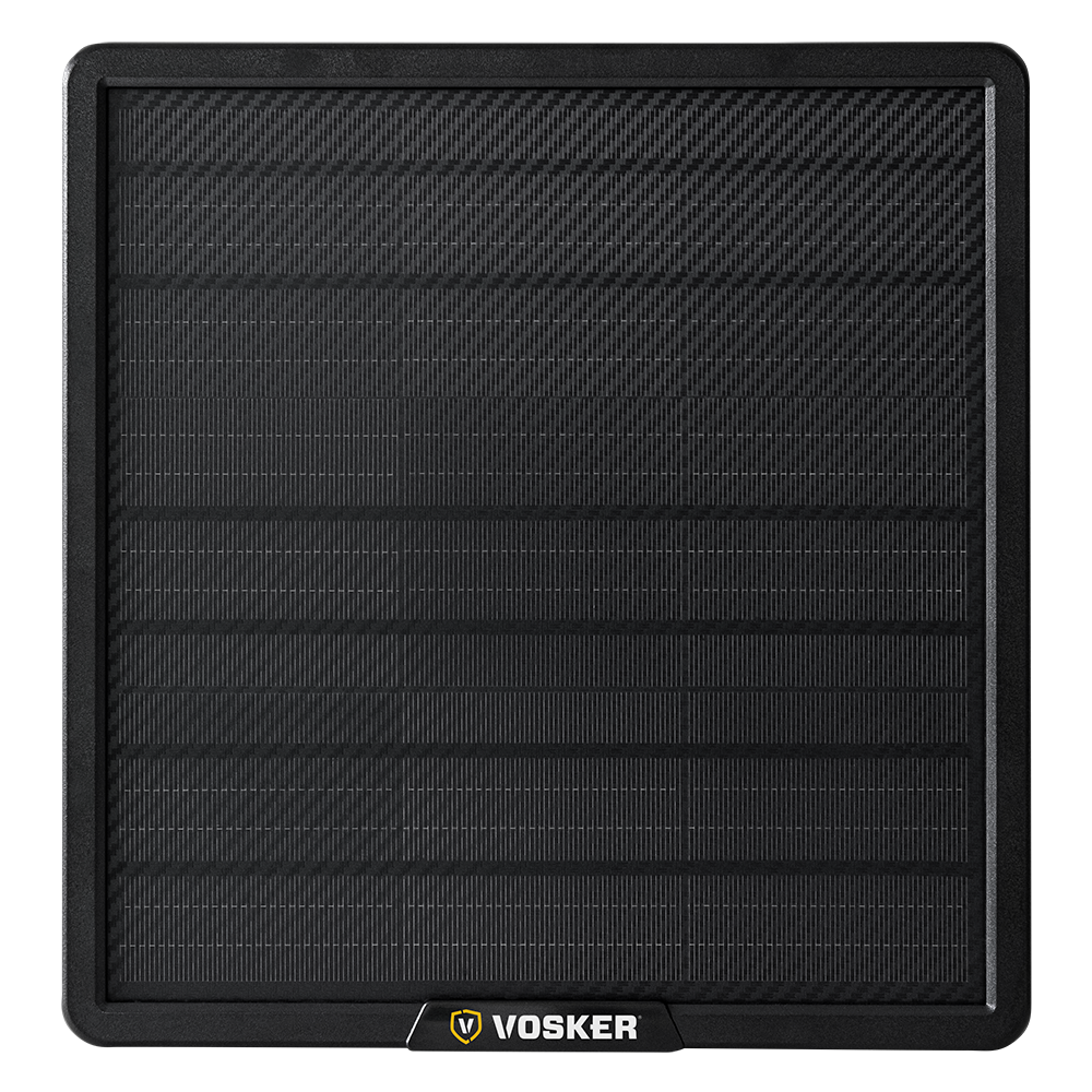 VOSKER V-PWRB Universal Solar Powered Power Bank Black Solar Panel 3400